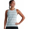 Cyklistický dres bez rukávů Specialized Trail-Series Stripe Tank wmn ice blue