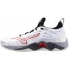 Pánské sálové boty Mizuno WAVE MOMENTUM 3 White/Sailor Blue/Silver