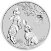 Perth Mint Stříbrná mince Rok Králíka 1 Oz Lunar III 2023 1 oz