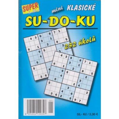 Sudoku mini klasické - 232 úkolů
