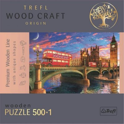 TREFL Wood Craft Origin Westminsterský palác Big Ben Londýn 501 dílků
