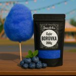 SnackAir Cukr Borůvka na cukrovou vatu a sladký popcorn 200 g – Hledejceny.cz