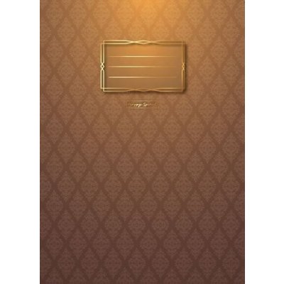 Happy Spirit Sešit Premium hnědá tapeta A4 tečkované linky – Zboží Dáma