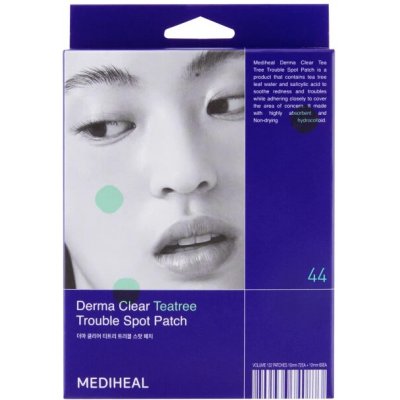 Mediheal - Derma Clear Teatree Trouble Spot Patch - Bodové náplasti na pupínky - 44ks. – Zboží Dáma
