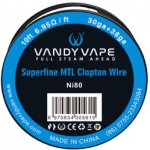 Vandy Vape Superfine MTL Clapton Ni80 (30ga+38ga) – Hledejceny.cz