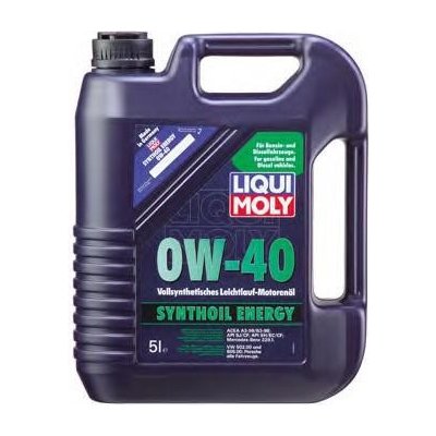 Liqui Moly 1361 SYNTHOIL ENERGY 0W-40 5 l – Zboží Mobilmania