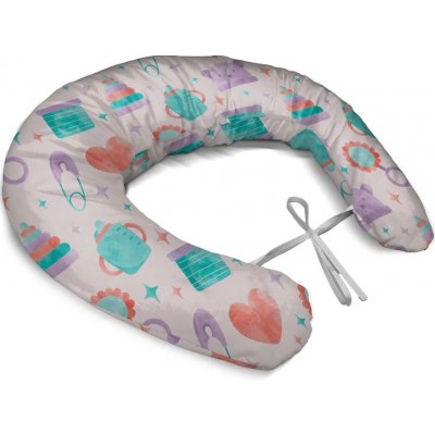 Sablio Těhotenský polštář Chrastítko a čepičky – Zbozi.Blesk.cz