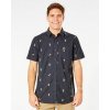 Pánská Košile Rip Curl Hula Breach shirt S/S Black