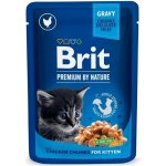 Brit Premium Cat Pouches Chicken Chunks for Kitten 24 x 100 g – Zboží Mobilmania