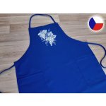 Povlečení Plus Pánská vinařská zástěra s výšivkou 72x100 Hrozny na modré – Zboží Dáma