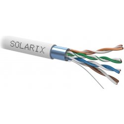 Solarix SXKD-5E-FTP-PVC FTP, drát, Cat5e, 1m