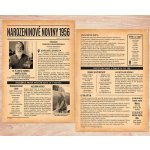 Narozeninové noviny 1956 – dvoustranné nebo jednostranné – Hledejceny.cz