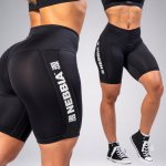 Nebbia Fitness šortky s vysokým pasem ICONIC 238 Black – Hledejceny.cz