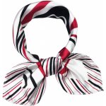 šátek Petrana černá/červená – Zboží Dáma