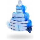 Plenkovky Plenkový dort pro chlapce třípatrový světle modrý
