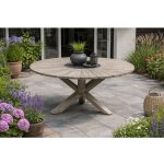 Hartman Provence zahradní teakový stůl light grey – Hledejceny.cz