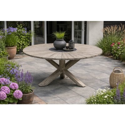 Hartman Provence zahradní teakový stůl light grey – Hledejceny.cz