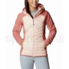 Dámská sportovní bunda Columbia Powder Lite Hybrid Hooded Jacket W peach blossom dark coral