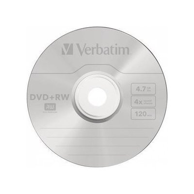 Verbatim DVD+RW 4,7GB 4x, jewel, 1ks (43565) – Sleviste.cz