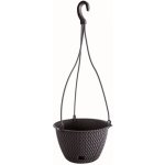 Prosperplast SPLOFY ROUND Květináč závěsný 27 cm antracit – Sleviste.cz