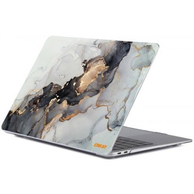 ENKAY 52973 MARBLE Pouzdro pro MacBook Air 13 (M2 / M3) A2681 / A3113 GREY