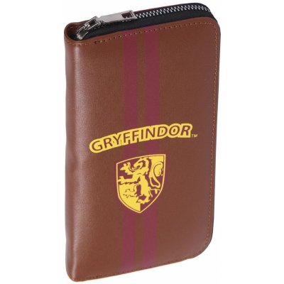 CurePink: Dámská peněženka Harry Potter: Nebelvír Gryffindor 19 x 10 x 2 cm [2600001570] – Zboží Mobilmania
