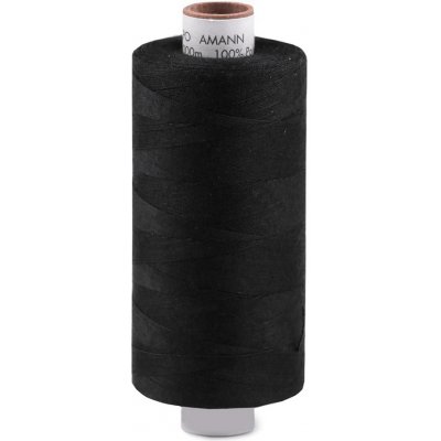 Polyesterové nitě návin 1000 m Aspo Amann Varianta: 4000 černá, Balení: 1 ks – Zboží Dáma