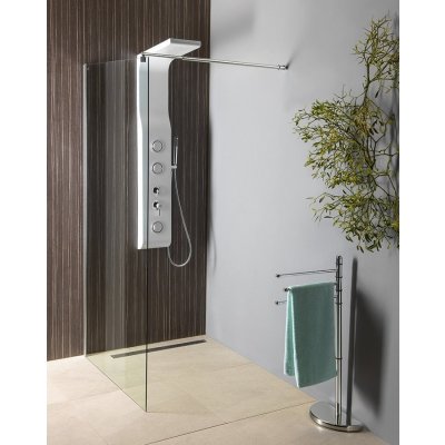 Aqualine WALK-IN 700x1900 mm, sklo čiré - WI071 – Zboží Mobilmania