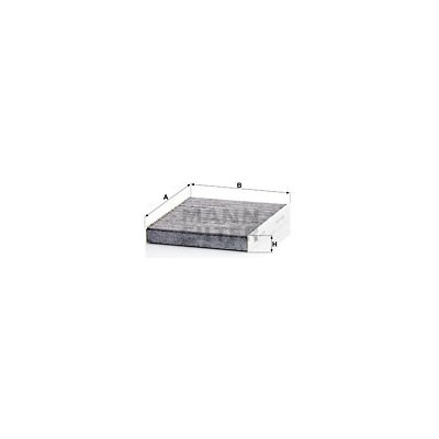 Filtr, vzduch v interiéru MANN-FILTER CUK 2335 KIT – Hledejceny.cz