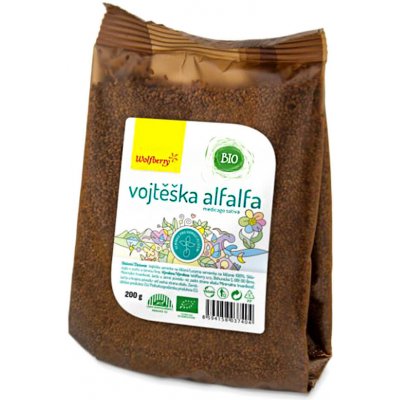 Wolfberry Alfalfa semínka vojtěšky BIO 200 g – Zboží Mobilmania