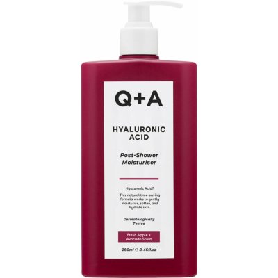 Q+A hydratační tělové mléko na vlhkou pokožku s kyselinou hyaluronovou 250 ml – Zboží Mobilmania