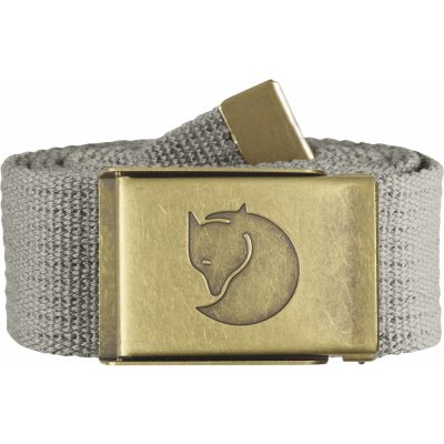 Fjällräven pásek Canvas Brass belt tmavá oliva – Sleviste.cz