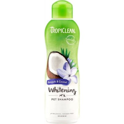 Tropiclean šampon na bílou srst zázvor a kokos 355 ml