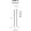 Hřebík Hladké hřebíky OMER CNW 21/32