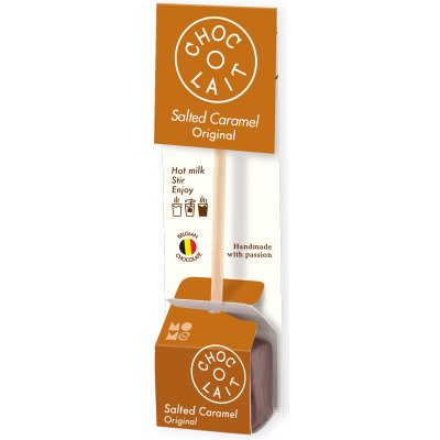 Choc o Lait Horká čokoláda CARAMEL čokoláda do mléka 33 g – Zboží Dáma