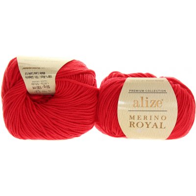 Alize Merino Royal červená 56 – Hledejceny.cz