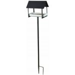 Esschert Design Budka ptačí Style zapichovací 126 x 29 x 19 cm antracit bílá – Hledejceny.cz