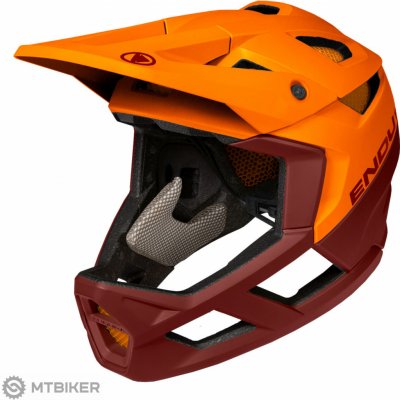 Endura MT500 Full Face mandarinková 2022