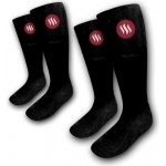 Glovii SUNEN Vyhřívané lyžařské ponožky černé – Zboží Dáma