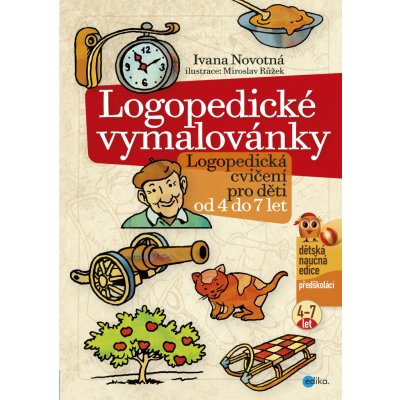 Logopedické vymalovánky Ivana Novotná Edika ZBOK002214