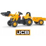 Rolly Toys Šlapací traktor JCB s přívěsem a nakladačem 02383 – Zboží Dáma