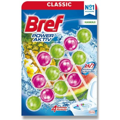 Bref WC Power Aktiv blok Hawaii 3 x 50 g – Sleviste.cz