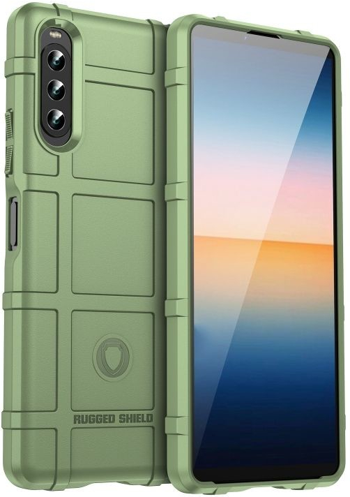 Pouzdro Rugged Shield Sony Xperia 10 IV zelené