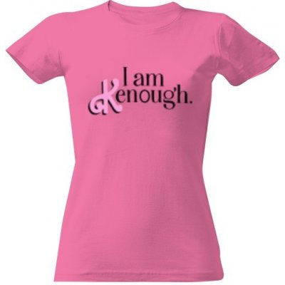Tričko s potiskem Barbie I am Kenough Růžová – Zboží Mobilmania