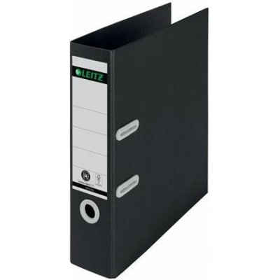 LEITZ Pákový šanon 80 mm A4 ový, recyklovaný, "180 Recycle", černá – Zboží Živě