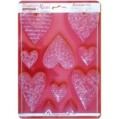 Stamperia Forma na odlévání A4 Srdíčka – Sleviste.cz