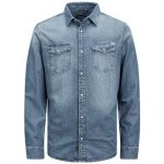 Jack&Jones pánská košile JJESheridan slim fit 12138115 medium blue denim – Zbozi.Blesk.cz