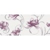 Gorenje Lucy white flower inzerto, bílofialová, 25 x 60 cm, 1ks