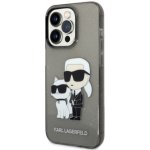 Pouzdro Karl Lagerfeld IML Glitter Karl and Choupette NFT iPhone 14 Pro Max černé – Hledejceny.cz