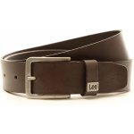 Lee pánský pásek Small Logo Belt LA035324 112124607 Hnědá – Zboží Dáma